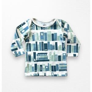 NEW Winter Water Factory Organic Bookshelf Tee, 3 Months